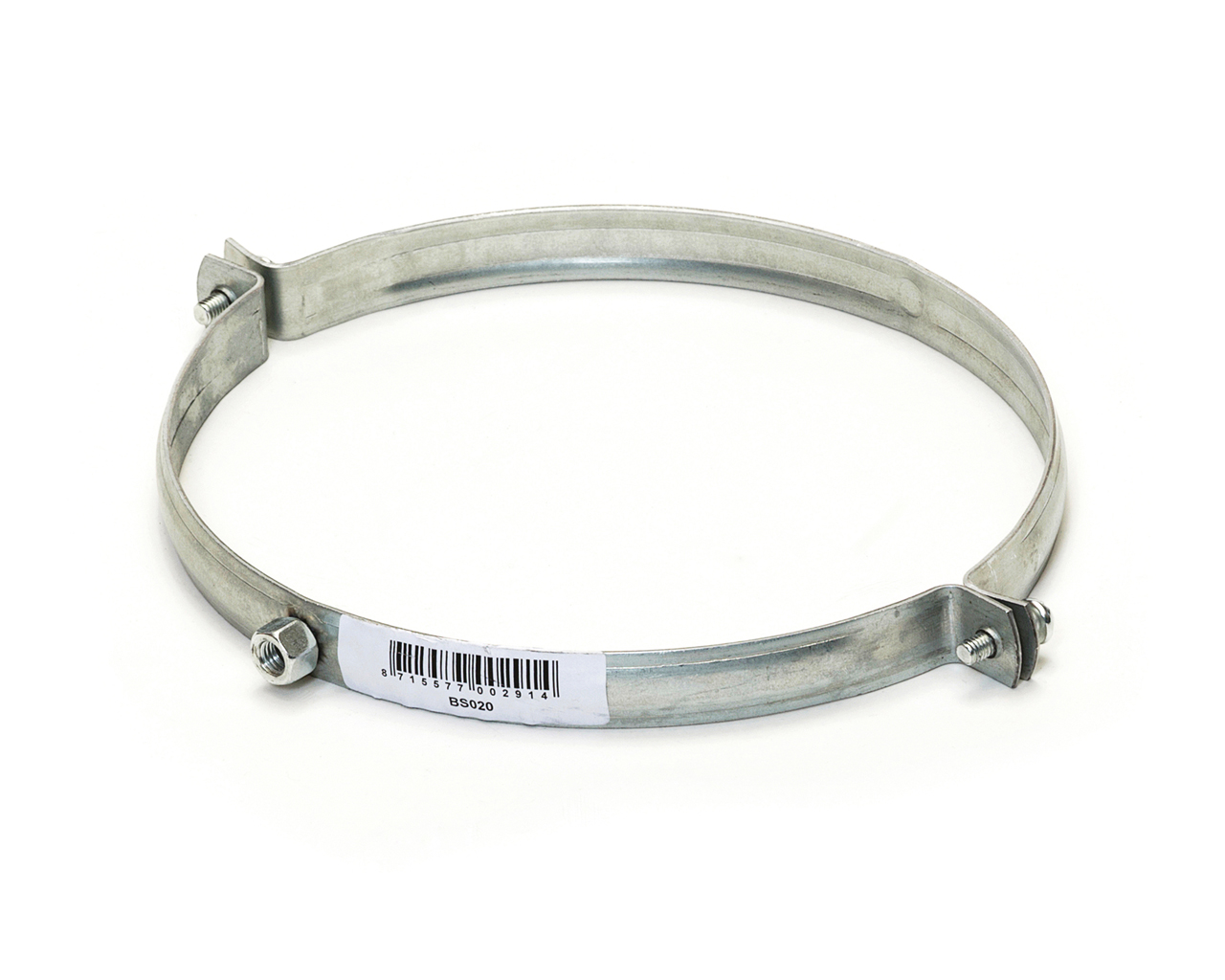 BS008 Collare M8 (BS) Il Collare M8 BS ha una staffa in acciaio zincato con un dado saldato al centro di una parte della piastra della staffa M8 (8 mm).