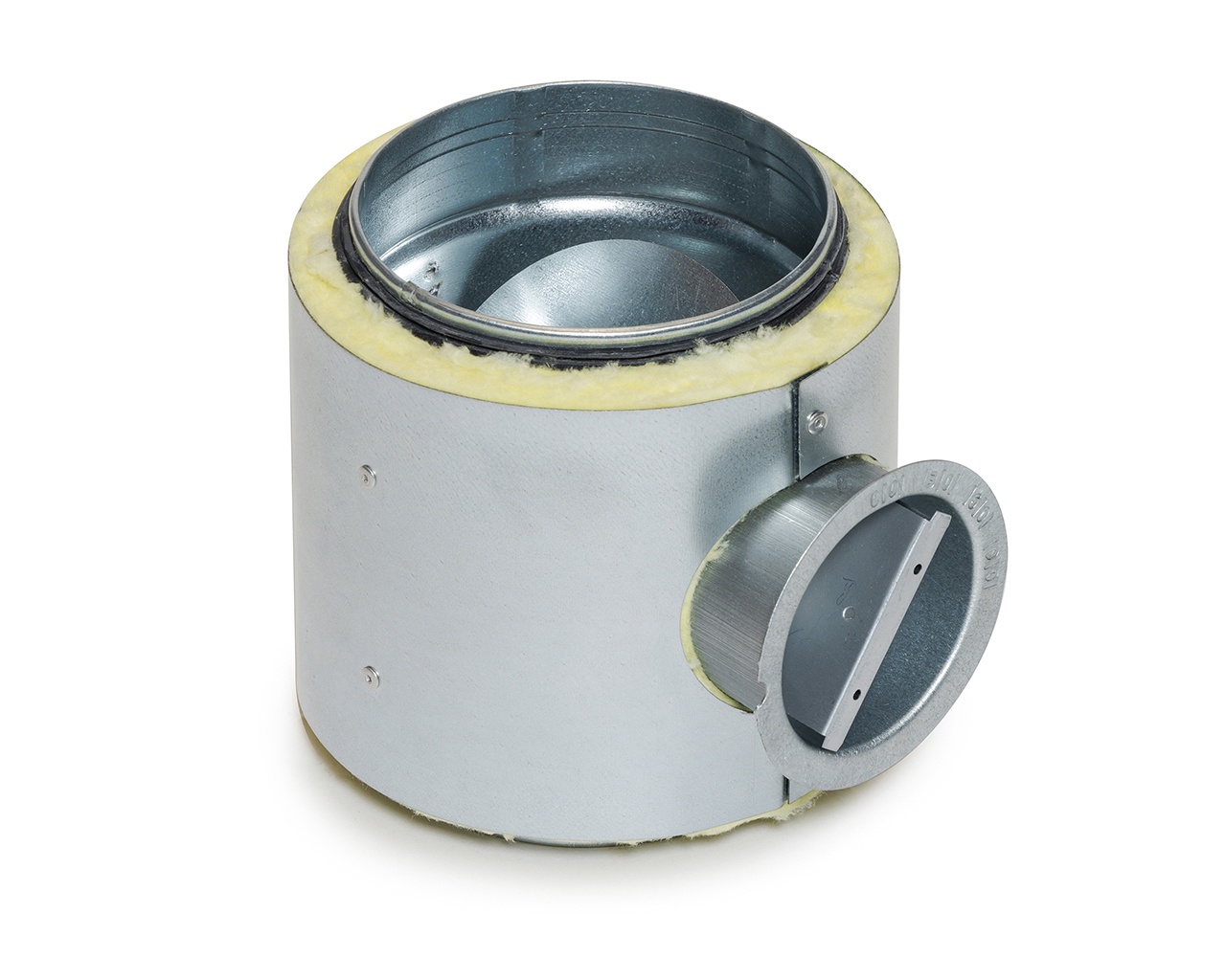 KLMM008K Insulated single blade damper with adjustment cup marine KEN-LOK (KLMM)